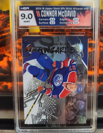 2015-16 SPx Connor McDavid Stick Wizards RC SP