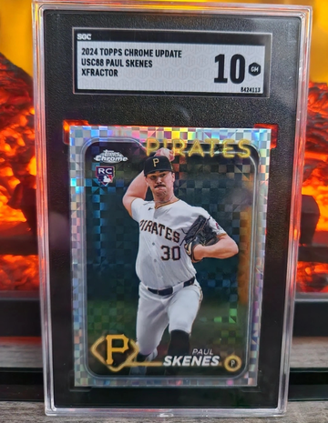 2024 Topps Chrome Update Paul Skenes XFractor RC