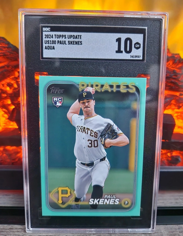 2024 Topps Update Paul Skenes RC Aqua SP