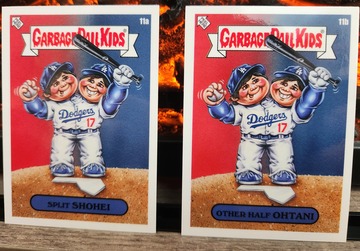 2023 Garbage Pail Kids X MLB Series 3 11a Split Shohei & 11b Other Half Ohtani