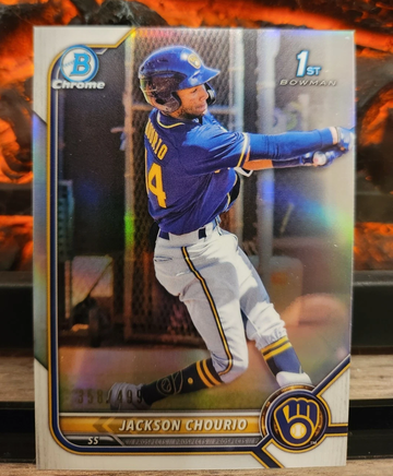 2022 Bowman Jackson Chourio Chrome Prospects 1ST Refractor #/499