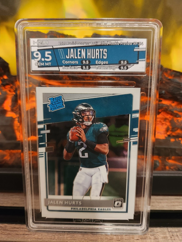 2020 Panini Donruss Optic Rated Rookie Jalen Hurts #164 HGA 9.5