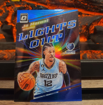 2023-24 Donruss Optic Lights Out Blue #/49 Fast Break Ja Morant