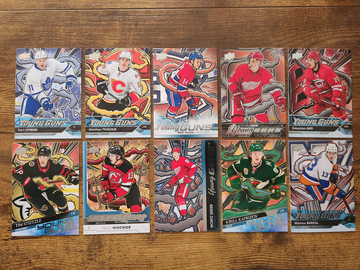 2024-25 Upper Deck Young Guns Renewed Lot of 10 Kaprizov Larkin Stutzle