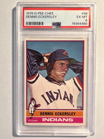 1976 OPC Dennis Eckersley Rookie PSA 6
