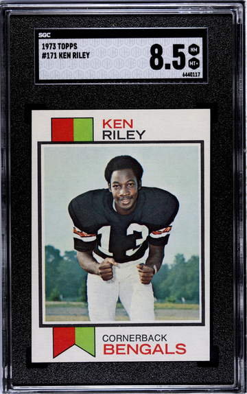 1973 Topps #173 Ken Riley HOF RC SGC 8.5  (BillGridironGreats)