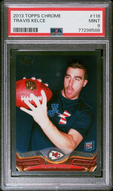 2013 Topps Chrome Travis Kelce RC #118 PSA 9