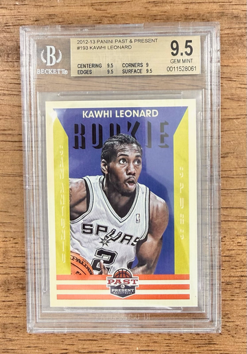 2012-13 Panini Past & Present KAWHI LEONARD #193 RC BGS 9.5 Spurs Clippers