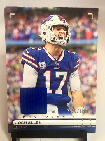 Josh Allen 2022 Panini Photogenic Jersey Patch /199!