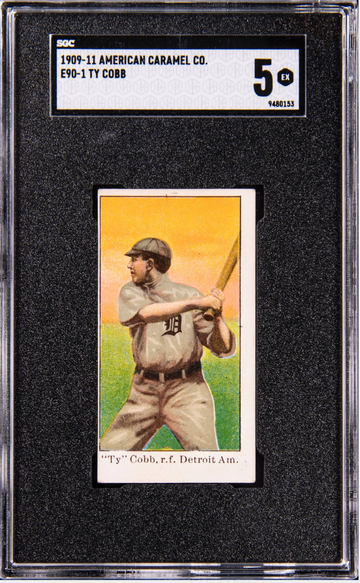 1909-11 E90-1 American Caramel Ty Cobb SGC 5