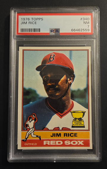1976 Topps #340 Jim Rice PSA 7