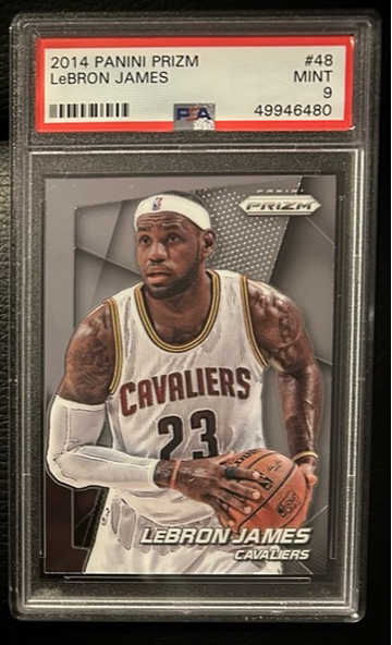 2014 Panini Prizm LeBron James PSA 9