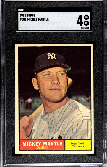 1961 Topps Mickey Mantle SGC 4 