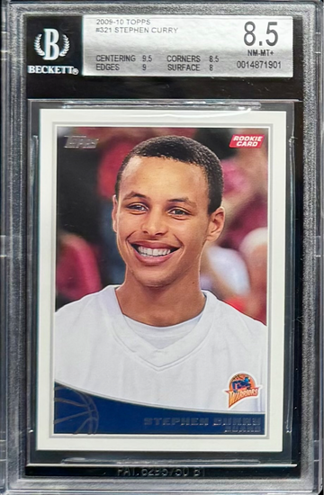 2009 Topps Stephen Curry RC #321 BGS 8.5!!