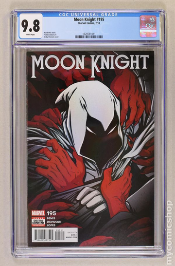 Moon Knight 195 CGC 9.8 WP 1st Appearance The Collective Only 6 on Census 7/18