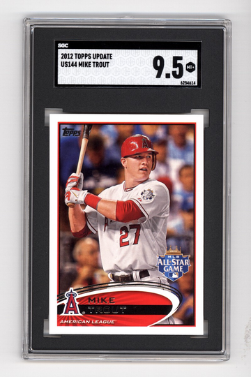 MIKE TROUT 2012 Topps Update Series All-Star Game #US144 SGC 9.5