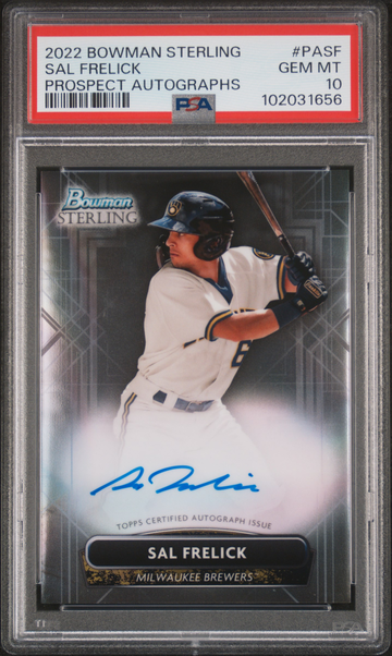 2022 Bowman Sterling Sal Frelick Prospect Auto PSA 10