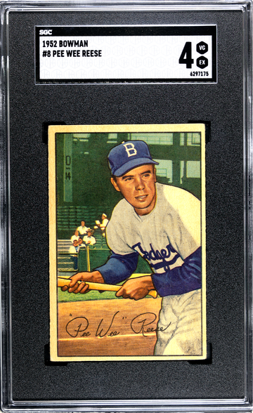 1952 Bowman #8 Pee Wee Reese SGC 4