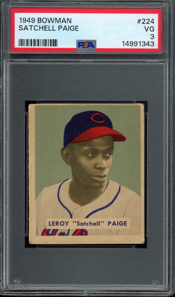 1949 Bowman #224 Satchell Paige PSA 3