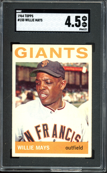 1964 Topps #150 Willie Mays SGC 4.5