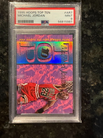 1995 Hoops Top Ten #AR7 Michael Jordan PSA 9