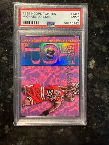 1995 Hoops Top Ten #AR7 Michael Jordan PSA 9