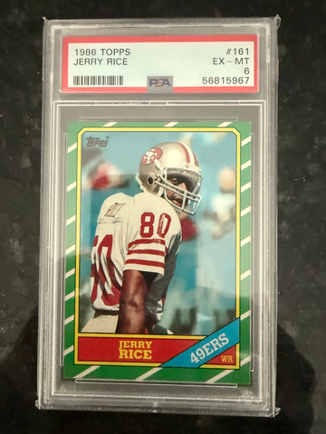 1986 Topps #161 Jerry Rick PSA 6