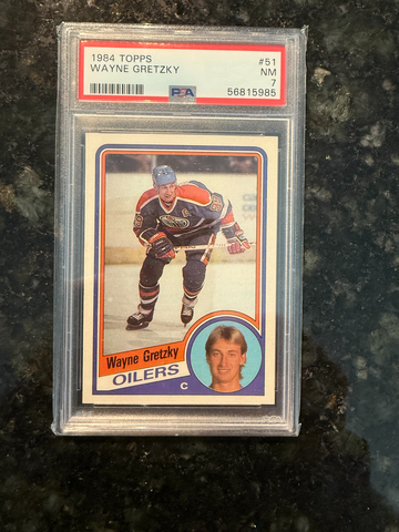 1984 Topps Wayne Gretzky #51 PSA 7