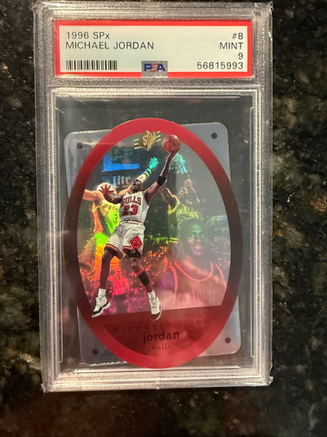 1996 SPx Michael Jordan #8 PSA 9