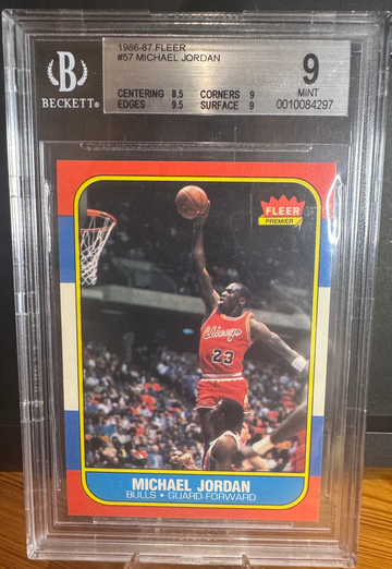 1986-87 Fleer Michael Jordan BGS 9