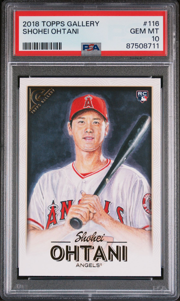 2018 Topps Gallery Shohei Ohtani #116 PSA 10 GEM MT Rookie RC