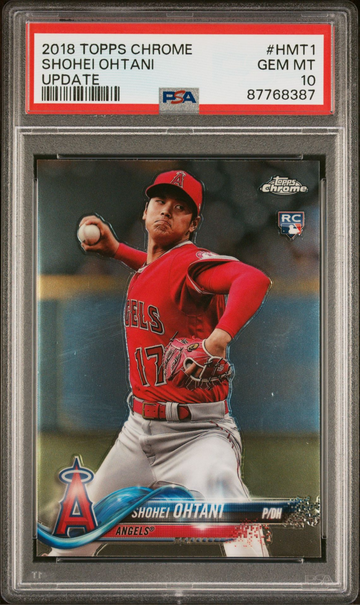 2018 Topps Chrome Update #HMT1 Shohei Ohtani RC Rookie Gem Mint PSA 10