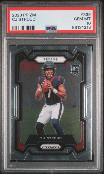 2023 Panini Prizm Rookie CJ Stroud #339 PSA 10 GEM MT Rookie RC 