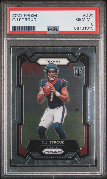 2023 Panini Prizm Rookie CJ Stroud #339 PSA 10 GEM MT Rookie RC 