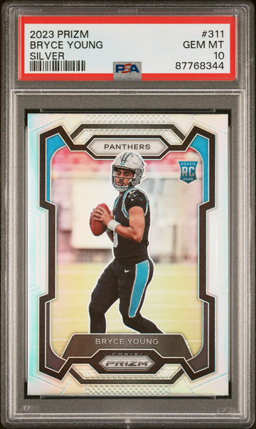 2023 Panini Silver Prizm #311 Bryce Young Panthers RC Rookie PSA 10 GEM MINT