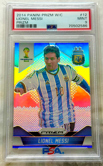 ⚽️ 2014 Prizm Silver Lionel Messi PSA World Cup GOAT 🐐⭐️