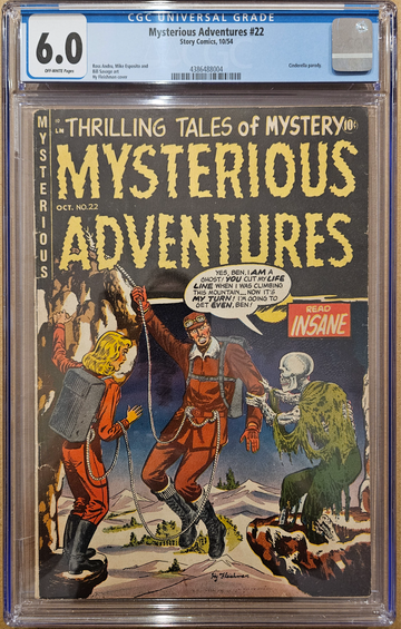 Mysterious Adventures #22 CGC 6.0 Hy Fleishman Story Comics 1954 FN