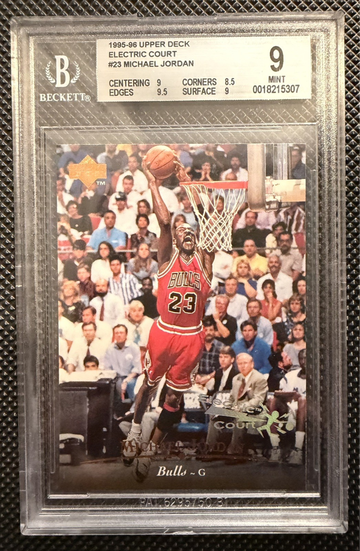 1995-96 UD Upper Deck Michael Jordan Electric Court Parallel #23 BGS 9 🐐🔥