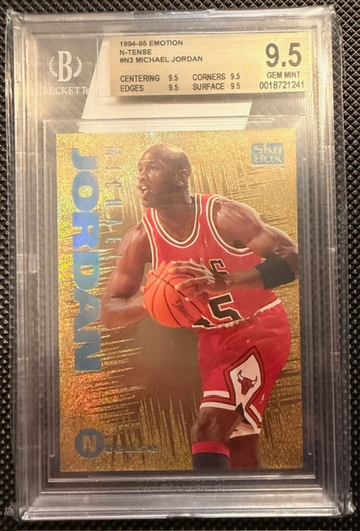 1994-95 Skybox Emotion Ntense Michael Jordan #N3 TRUE Gem Mint 9.5