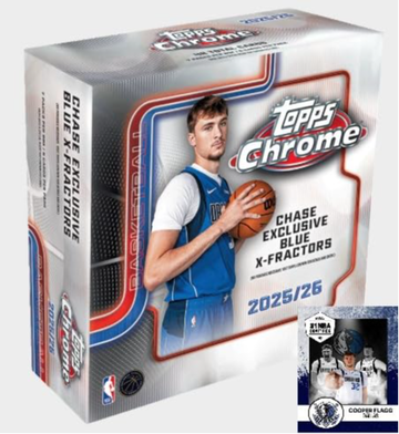 🔥🏀🔥 2025-26 Topps Chrome Basketball Mega Box! Brand New Factory Sealed! Copper Flagg