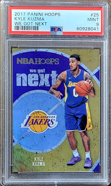 2017 KYLE KUZMA Panini Hoops We Got Next PSA 9 POP 7 Rookie RC #25