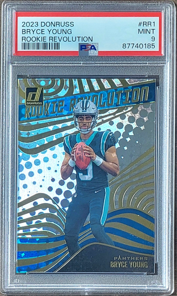 2023 BRYCE YOUNG Panini Donruss Rookie Revolution PSA 9 Rookie RC #RR1