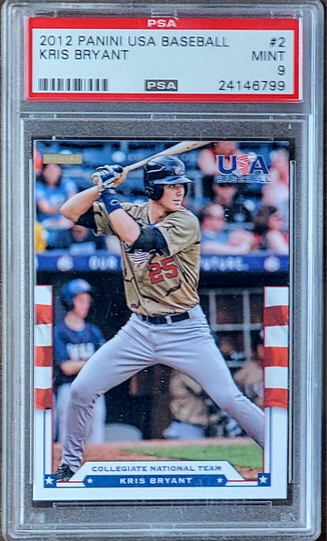 2012 KRIS BRYANT Panini USA Baseball Collegiate National Team PSA 9 Rookie #2