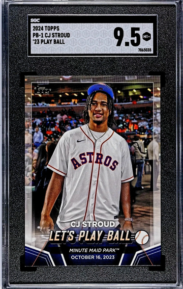 2024 CJ STROUD Topps Series 2 2023 Play Ball PSGC 9.5 #PB-1 Houston Astros 