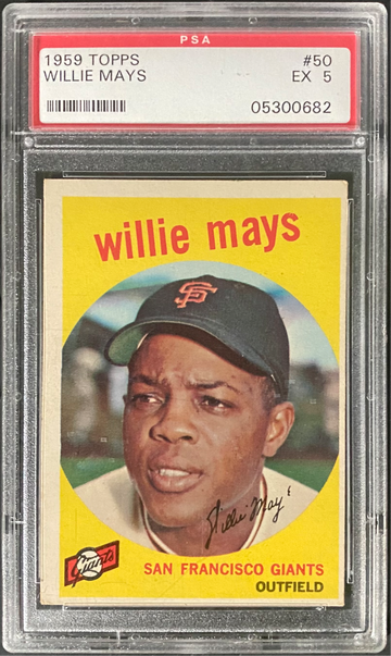 1959 Topps Willie Mays PSA 5