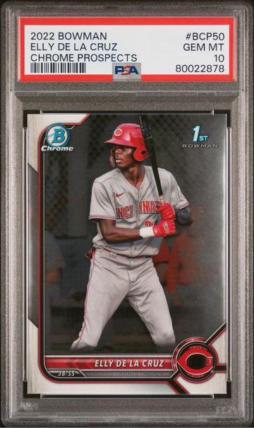 2022 Bowman Elly De La Cruz Chrome Prospects PSA 10