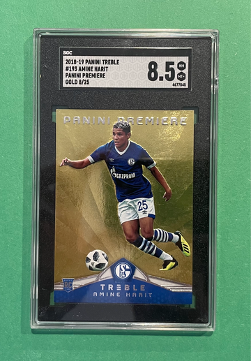 2018-19 Panini Treble #193 Amine Harit Gold SGC 8.5