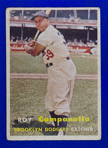 1957 Topps #210 Roy Campanella HOF Brooklyn Dodgers🔥⚾🔥⚾