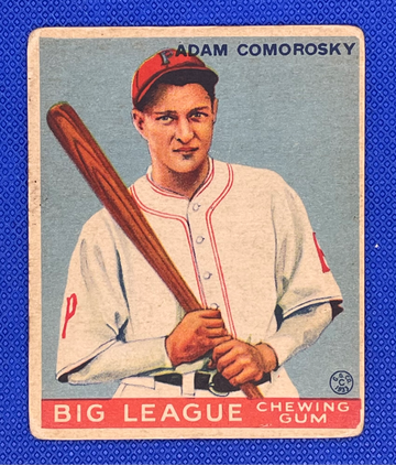 1933 Goudey #77 Adam Comorosky Pittsburgh Pirates Rookie (Iconic Set!!!) 🔥⚾🔥⚾