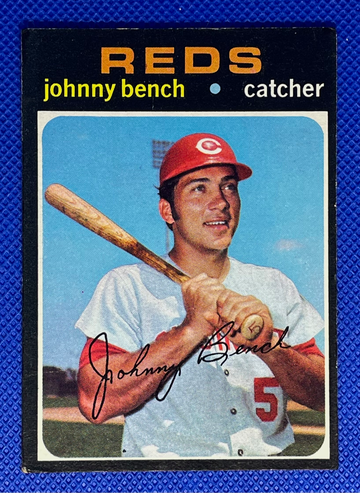 1971 Topps #250 Johnny Bench HOF Cincinnati Reds 🔥⚾🔥⚾